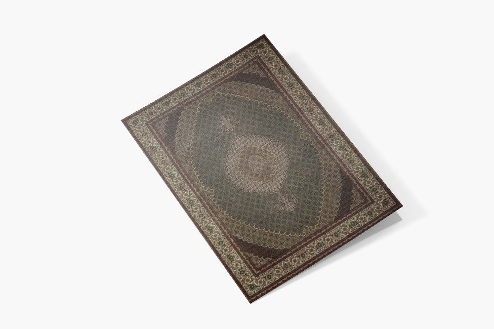 Emerald Medallion Tabriz Persian Rug